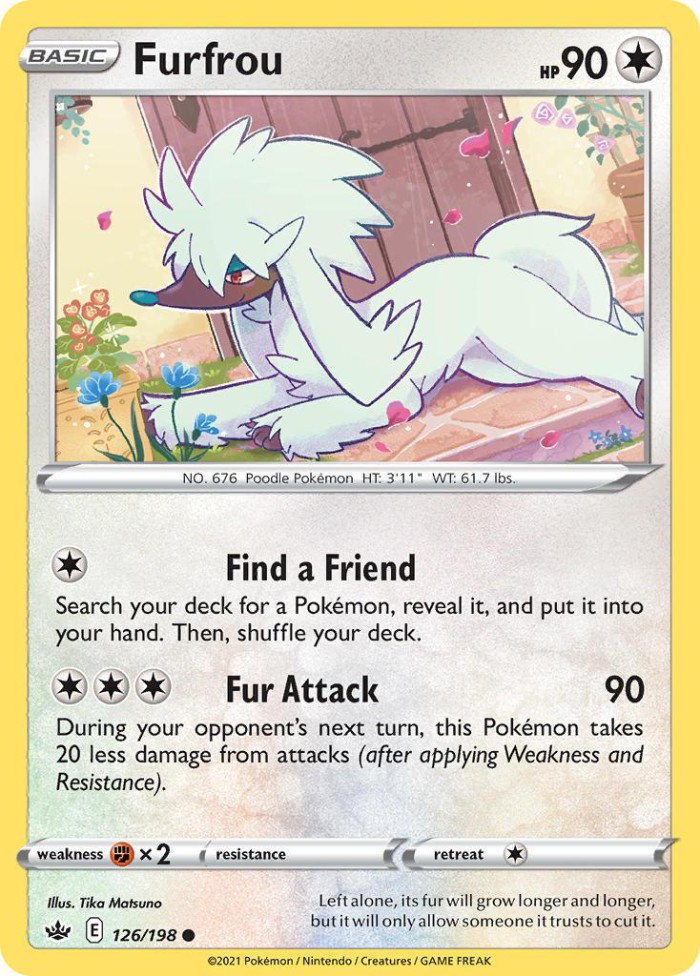 Carte Pokémon: Furfrou [Couafarel]