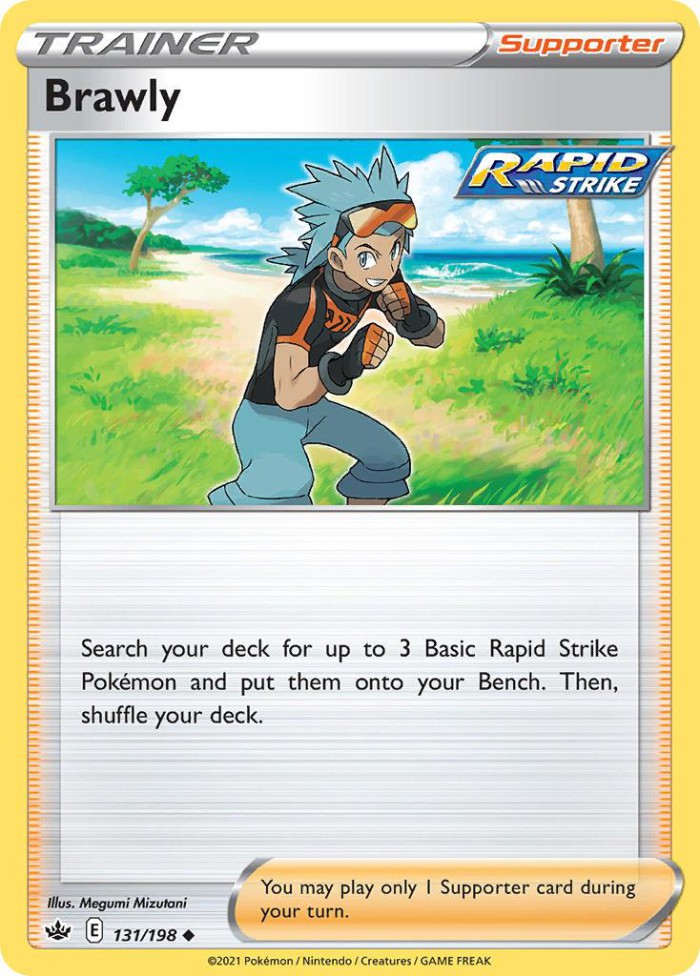 Carte Pokémon: Brawly [Bastien]