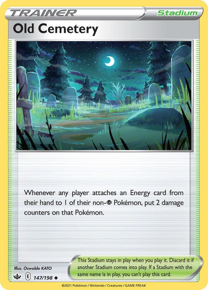 Carte Pokémon: Old Cemetery [Cimetière Ancien]