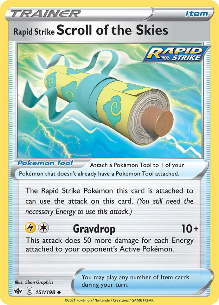 Carte Pokémon: Rapid Strike Scroll of the Skies [Rouleau Céleste Mille Poings]