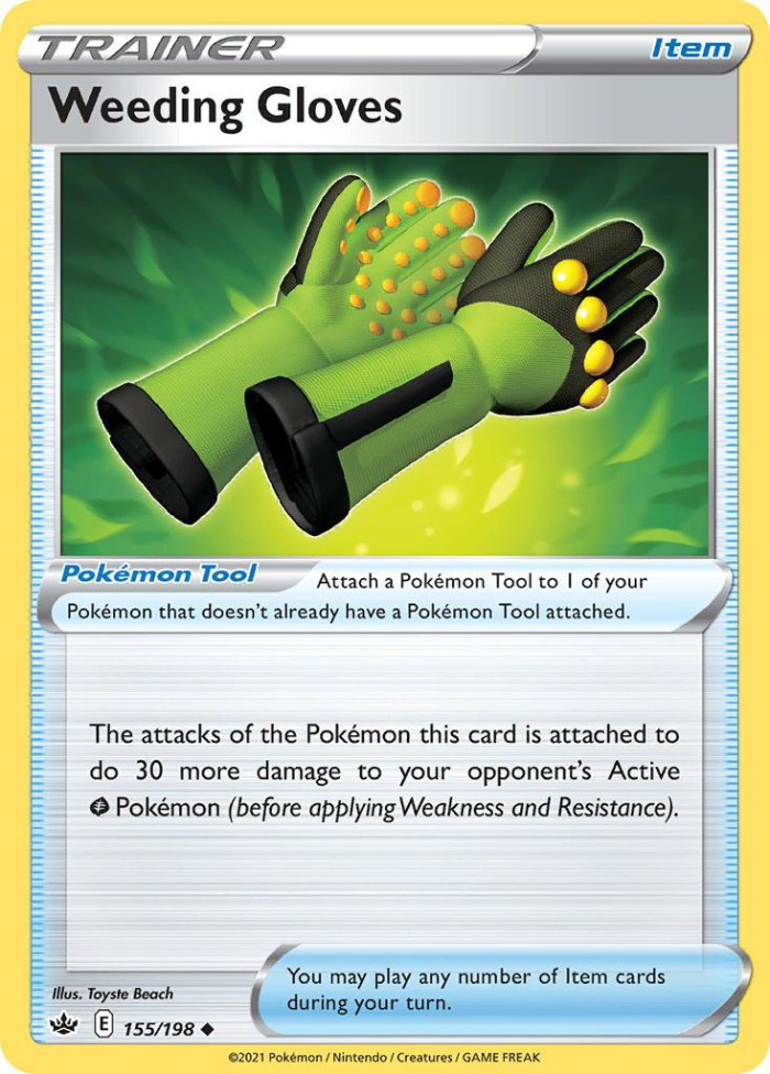 Carte Pokémon: Weeding Gloves [Gants Désherbants]