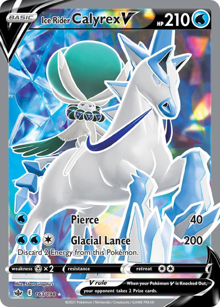 Carte Pokémon: Ice Rider Calyrex V [Sylveroy Cavalier du Froid V]