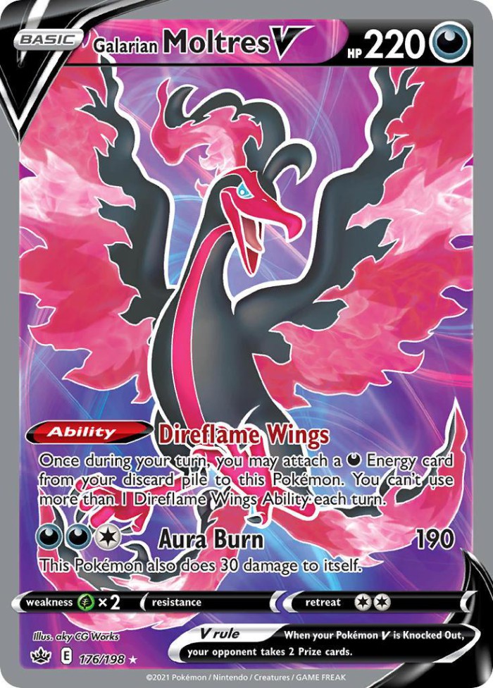 Carte Pokémon: Galarian Moltres V [Sulfura de Galar V]