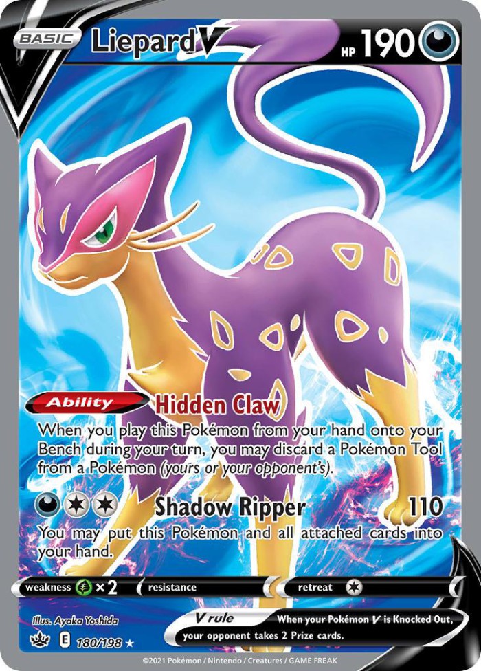 Carte Pokémon: Liepard V [Léopardus V]