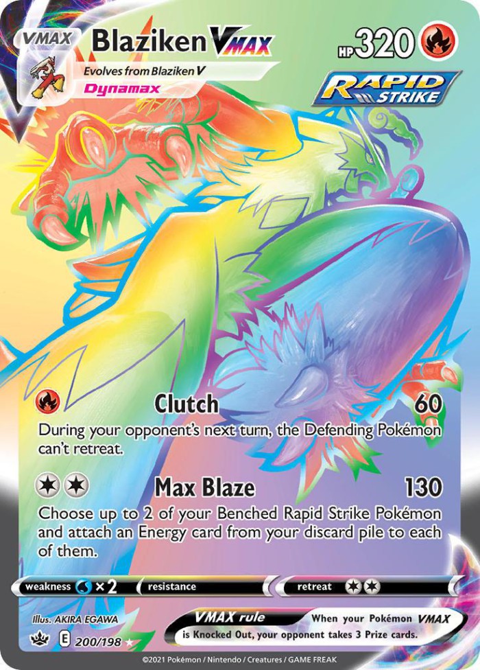 Carte Pokémon: Blaziken VMAX [Braségali VMAX]