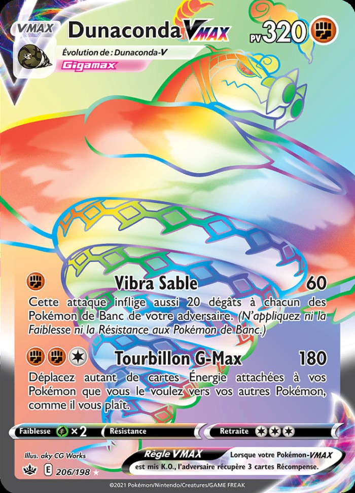 Carte Pokémon: Sandaconda VMAX [Dunaconda VMAX]