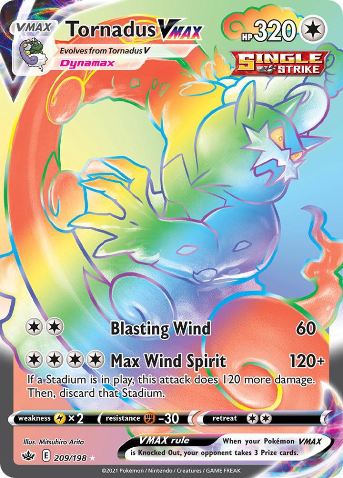 Carte Pokémon: Tornadus VMAX [Boréas VMAX]