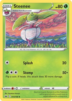 Carte Pokémon: Steenee