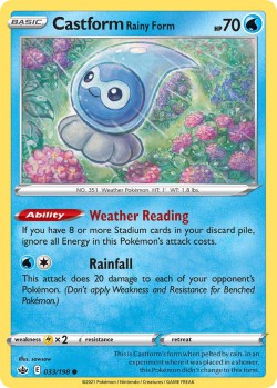 Carte Pokémon: Castform Rainy Form