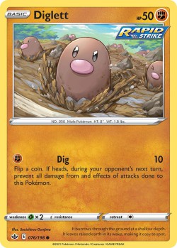 Carte Pokémon: Diglett