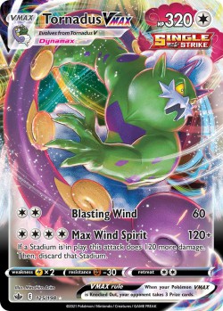 Carte Pokémon: Tornadus VMAX