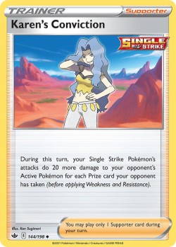 Carte Pokémon: Karen's Conviction