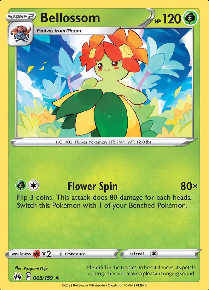 Carte Pokémon: Bellossom [Joliflor]