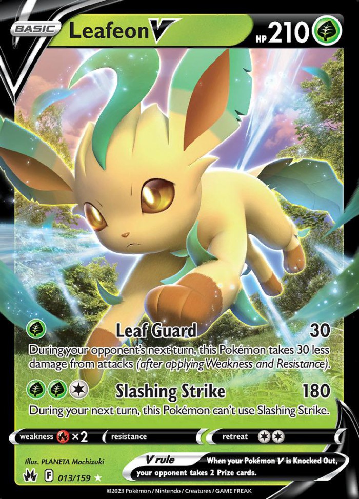 Carte Pokémon: Leafeon V [Phyllali V]