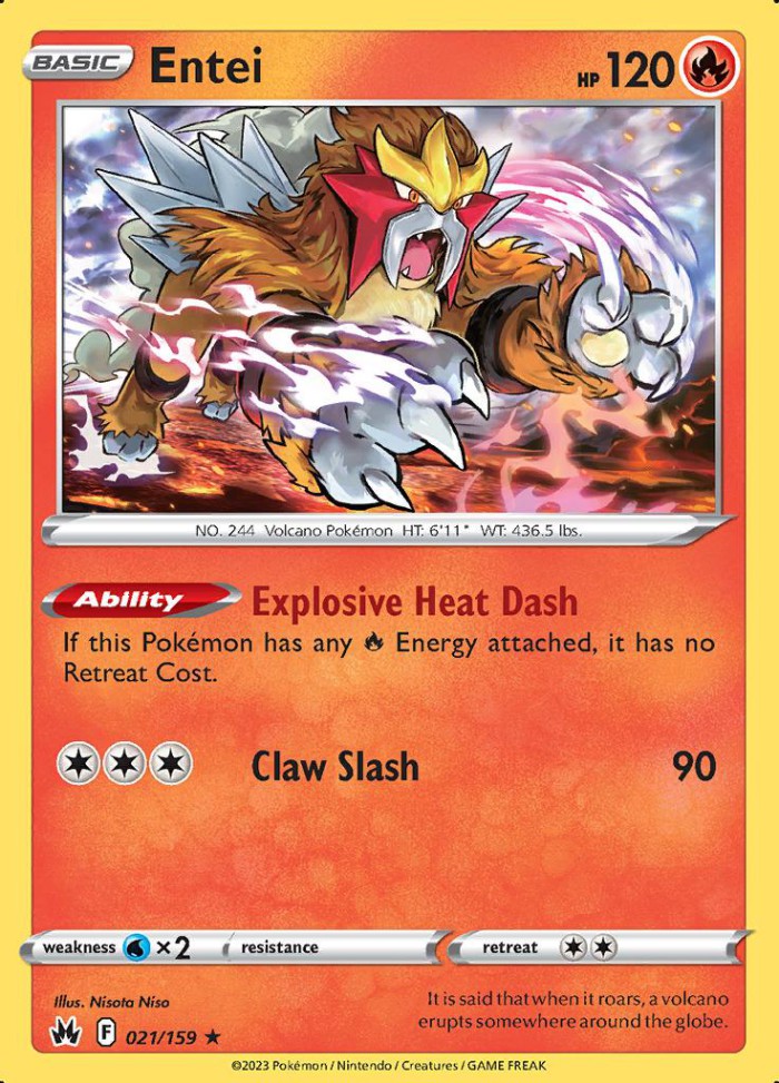 Carte Pokémon: Entei [Entei]