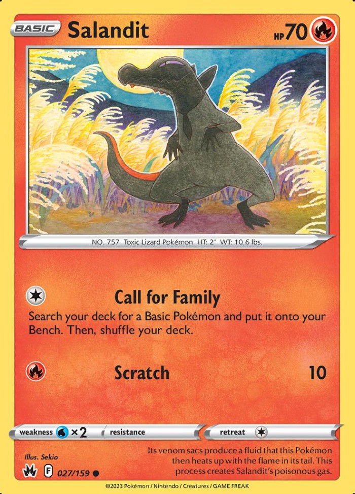 Carte Pokémon: Salandit [Tritox]