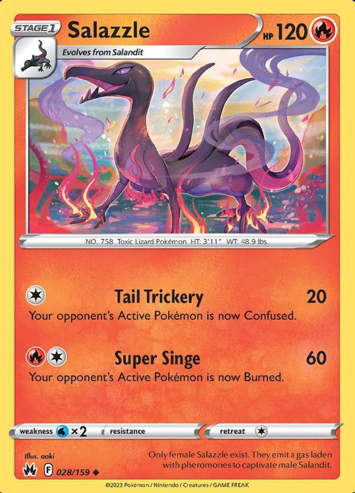 Carte Pokémon: Salazzle [Malamandre]