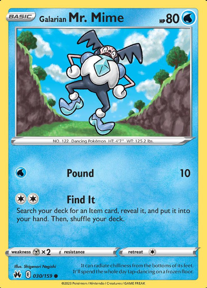 Carte Pokémon: Galarian Mr. Mime [M. Mime de Galar]