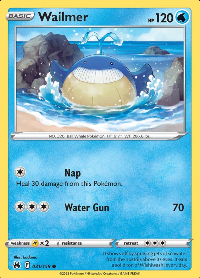 Carte Pokémon: Wailmer [Wailmer]