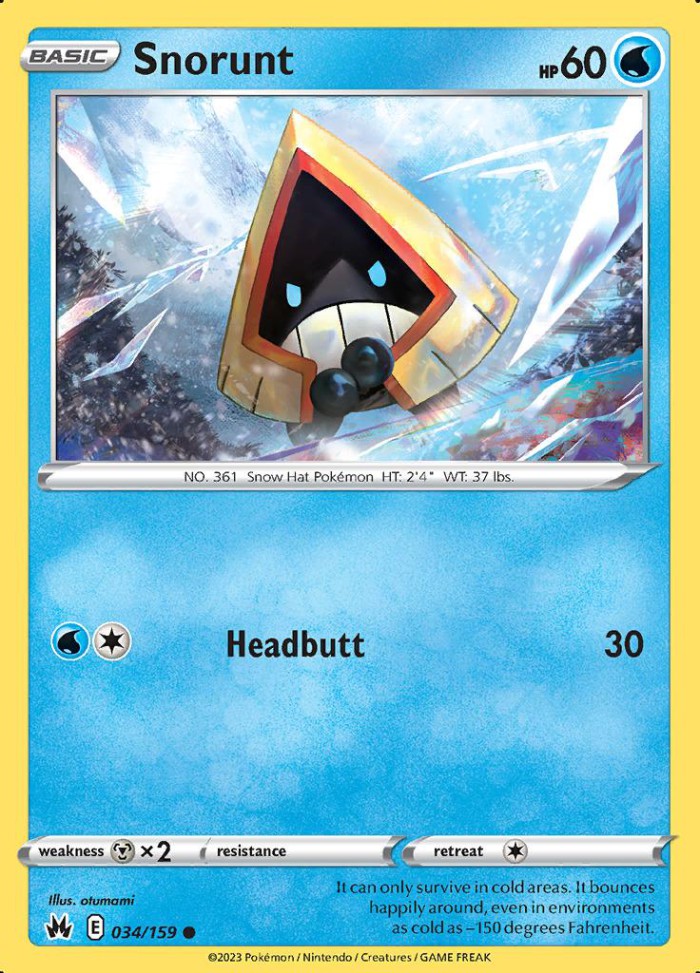 Carte Pokémon: Snorunt [Stalgamin]