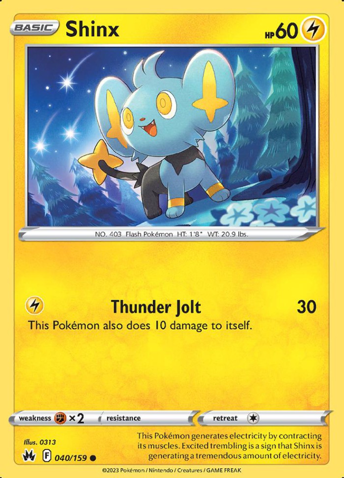 Carte Pokémon: Shinx [Lixy]