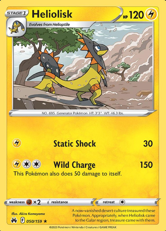 Carte Pokémon: Heliolisk [Iguolta]