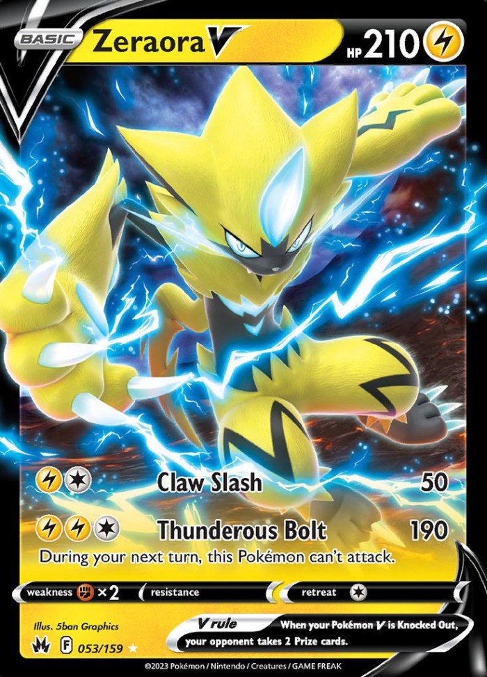 Carte Pokémon: Zeraora V [Zeraora V]