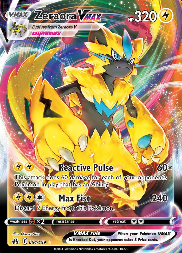 Carte Pokémon: Zeraora VMAX [Zeraora VMAX]