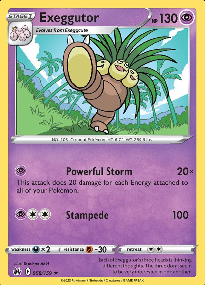 Carte Pokémon: Exeggutor [Noadkoko]