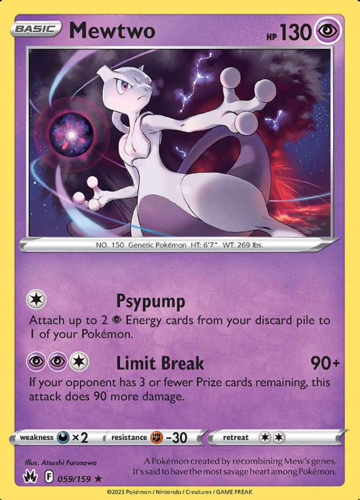 Carte Pokémon: Mewtwo [Mewtwo]