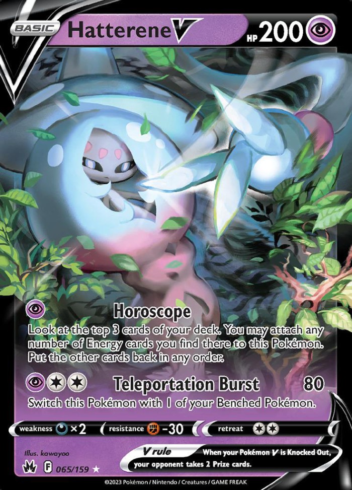 Carte Pokémon: Hatterene V [Sorcilence V]