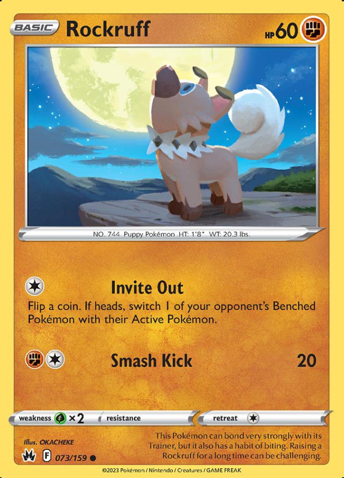 Carte Pokémon: Rockruff [Rocabot]