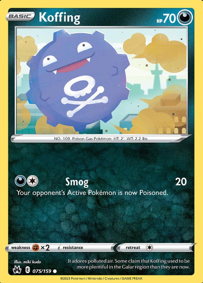 Carte Pokémon: Koffing [Smogo]