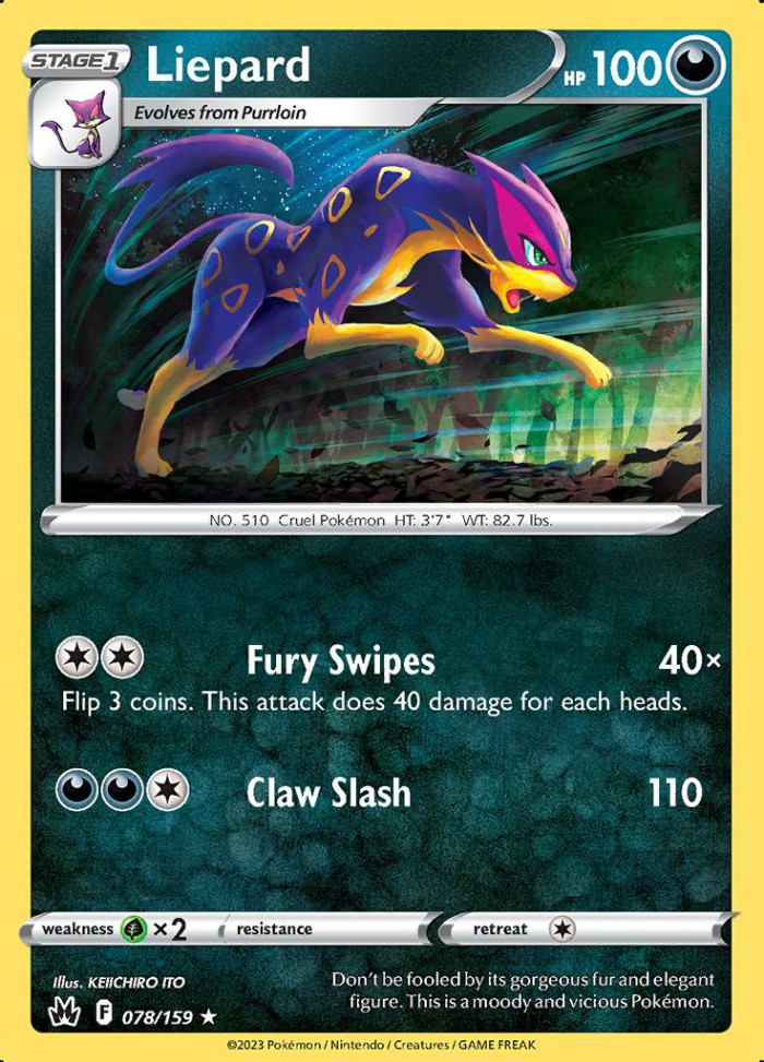 Carte Pokémon: Liepard [Léopardus]