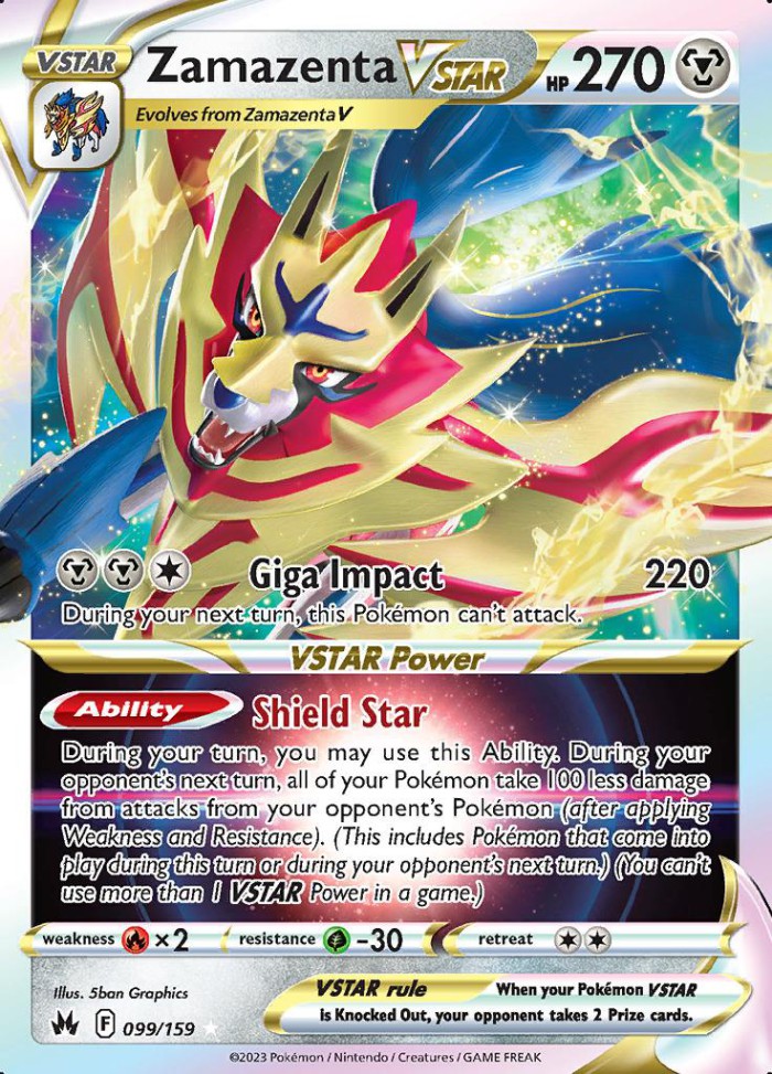 Carte Pokémon: Zamazenta VSTAR [Zamazenta VSTAR]