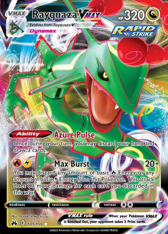 Carte Pokémon: Rayquaza VMAX [Rayquaza VMAX]