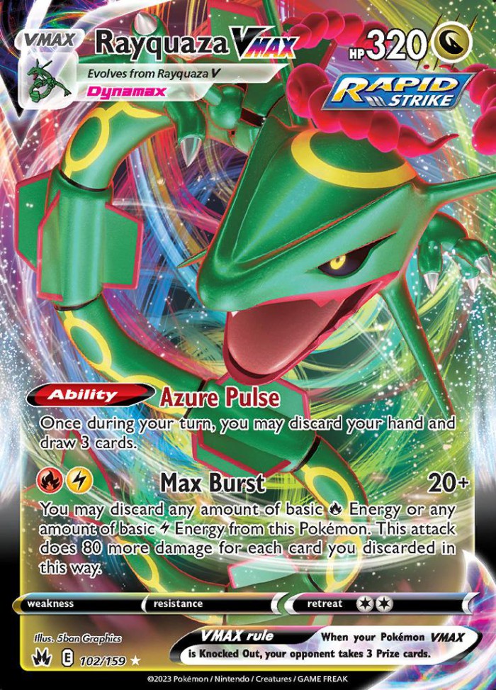 Carte Pokémon: Rayquaza VMAX [Rayquaza VMAX]