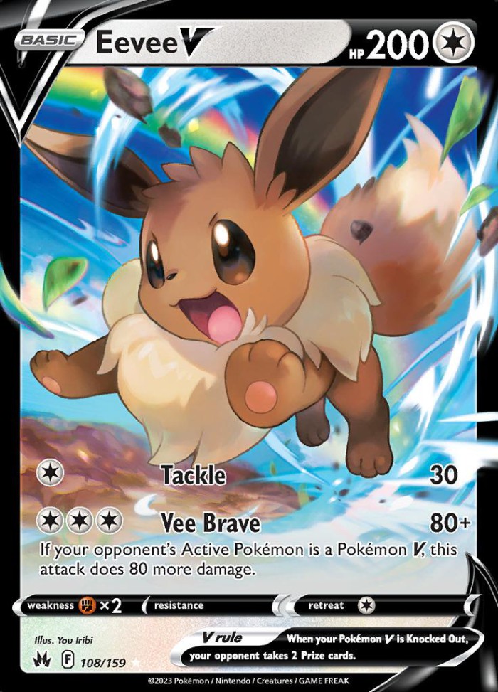 Carte Pokémon: Eevee V [Évoli V]