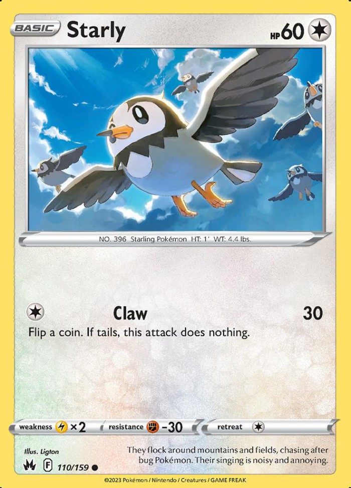 Carte Pokémon: Starly [Étourmi]