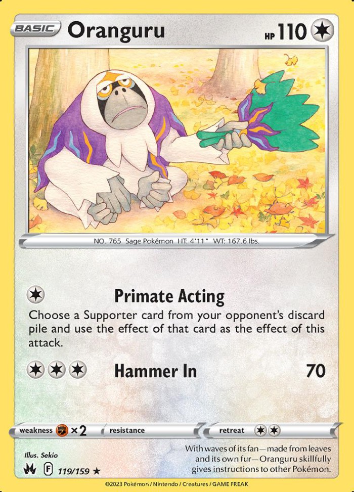 Carte Pokémon: Oranguru [Gouroutan]