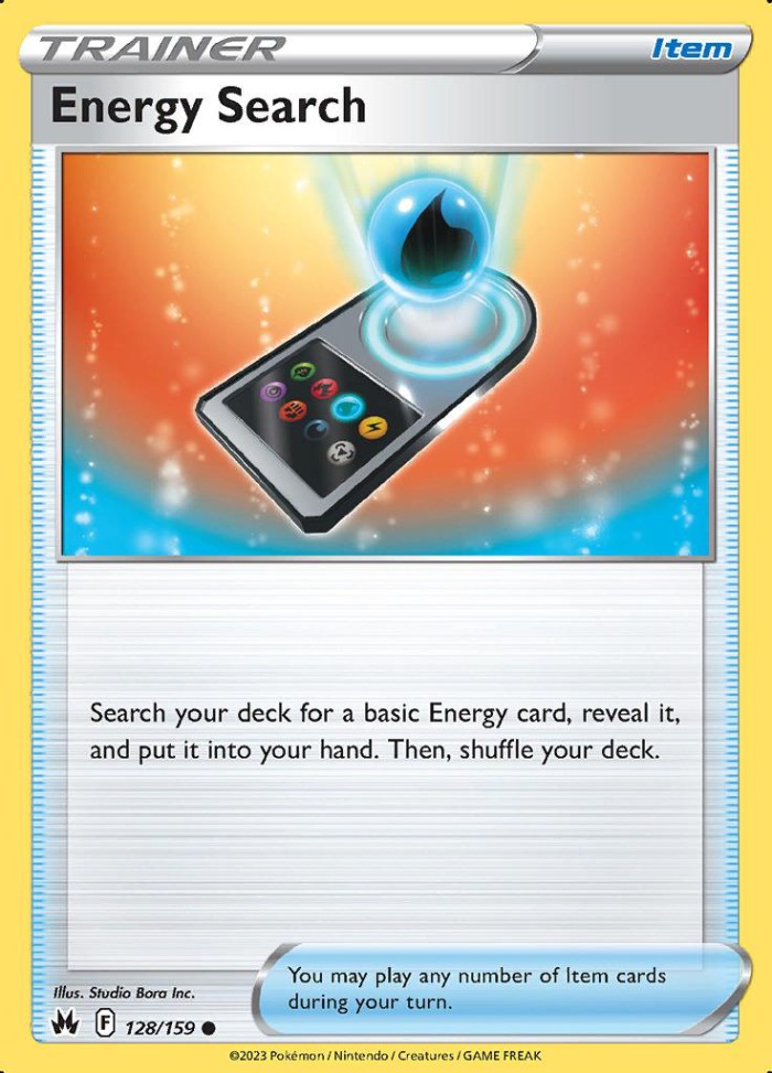 Carte Pokémon: Energy Search [Recherche d'Énergie]