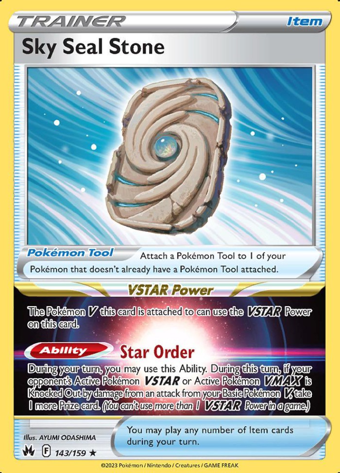 Carte Pokémon: Sky Seal Stone [Pierre Scellée Céleste]