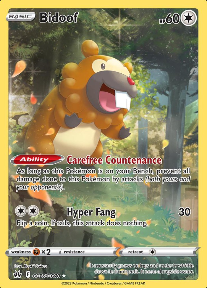 Carte Pokémon: Bidoof [Keunotor]