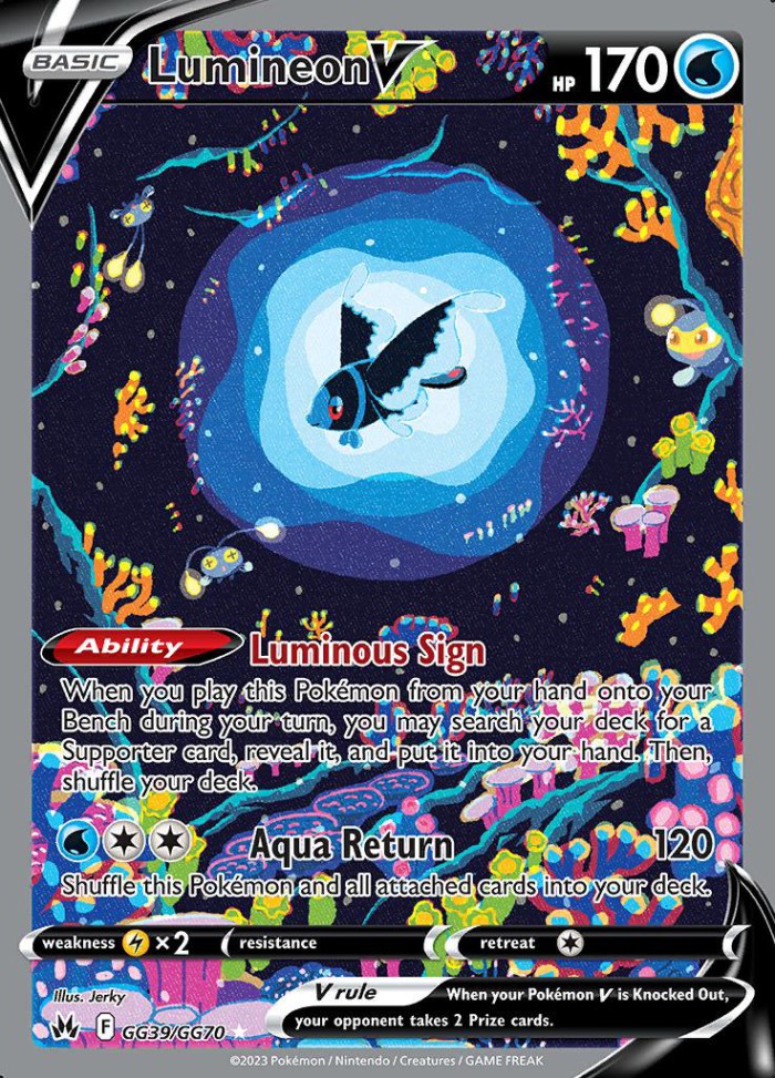 Carte Pokémon: Lumineon V [Luminéon V]