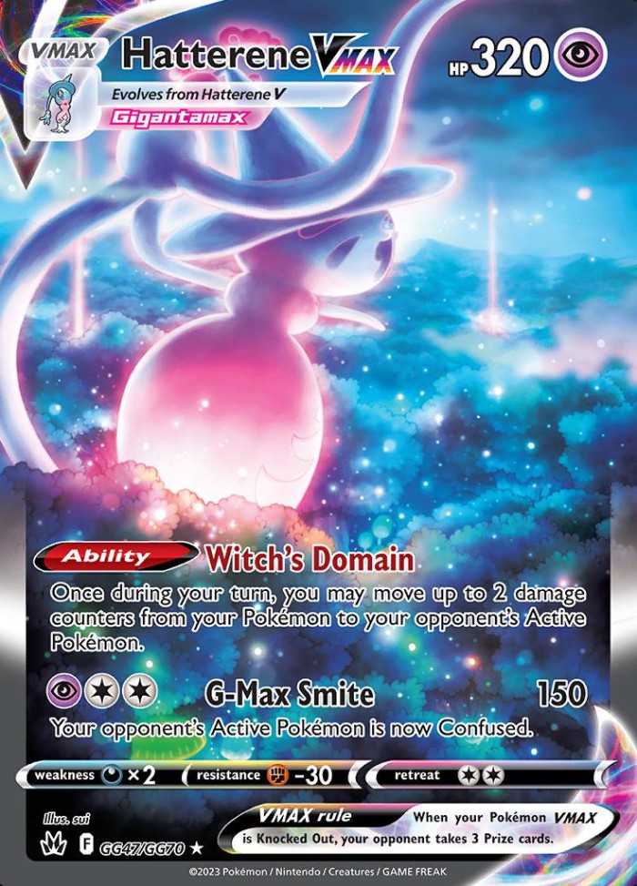 Carte Pokémon: Hatterene VMAX [Sorcilence VMAX]