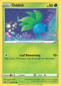 Carte Pokémon: Oddish