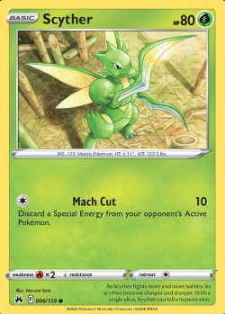 Carte Pokémon: Scyther