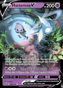 Carte Pokémon: Hatterene V