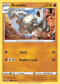 Carte Pokémon: Graveler