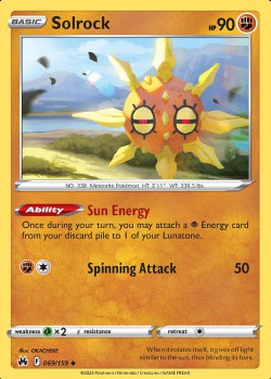 Carte Pokémon: Solrock